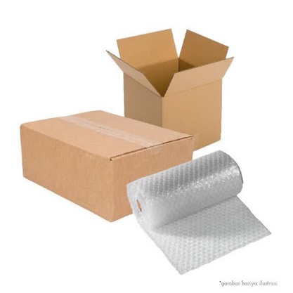 

ADD MORE BUBBLE WRAP buble wrap packing kardus box EXTRA