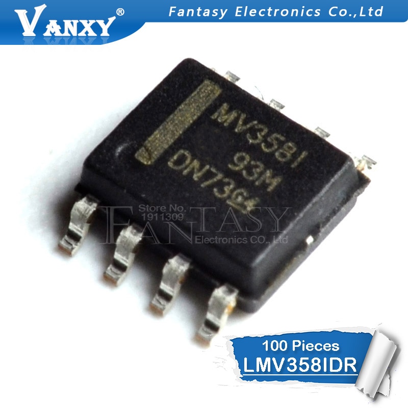 (Ready Stok) 100PCS LMV358IDR SOP8 LMV358 SOP LM358IDR LMV358I SMD MV358I SOP-8Idr