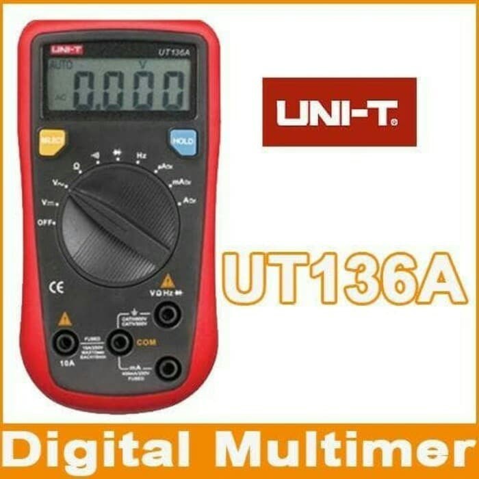 Digital MultiMeter/MultiTester Auto Range - UNI-T UT136A