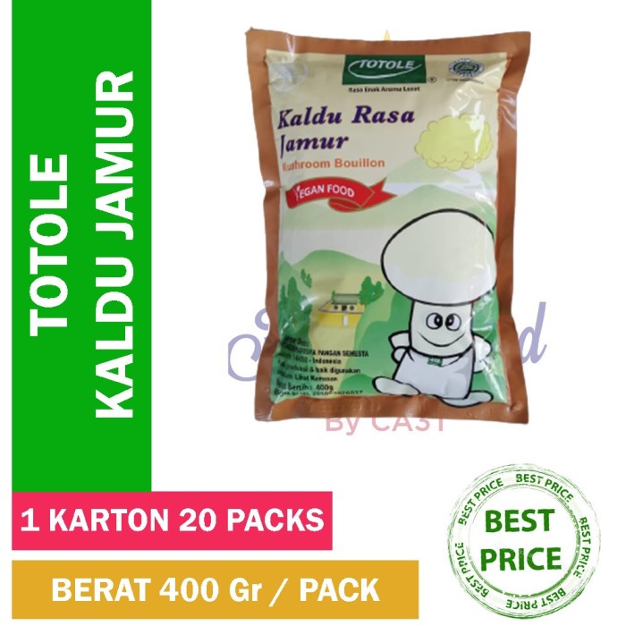 

Terlaris Kaldu Jamur TOTOLE (400Gr)