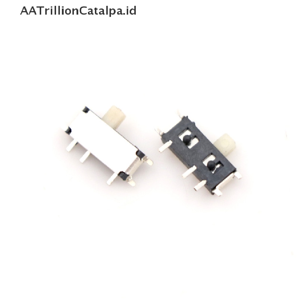 Aatrillioncatalpa 20pcs Saklar Slide Mini On-OFF 2 Posisi SMD