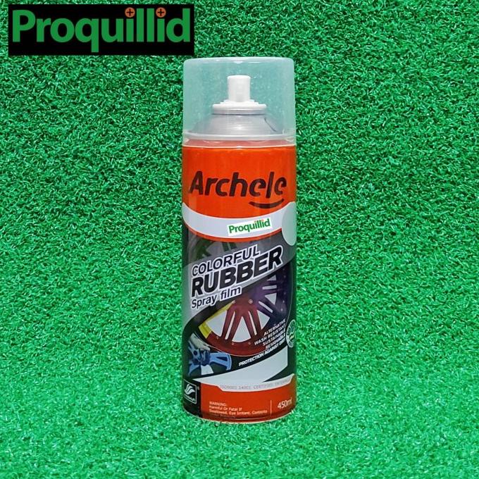 CAT SEMPROT KARET PILOX STICKER VELG RUBBER PAINT SPRAY FILM SILVER Termurah