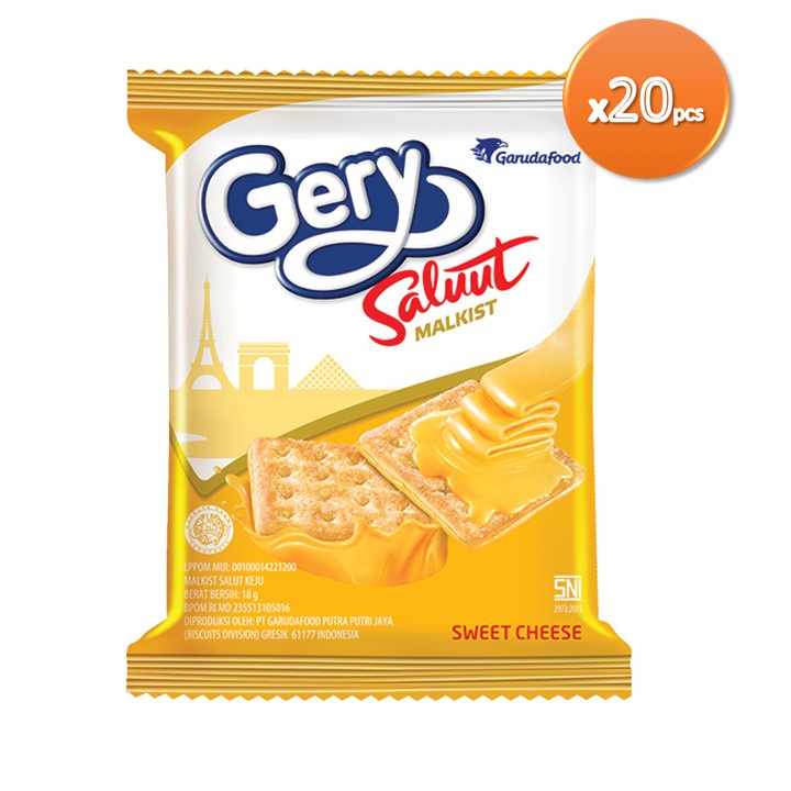 

Gery Saluut Malkist Sweet Cheese 18 gr x 20