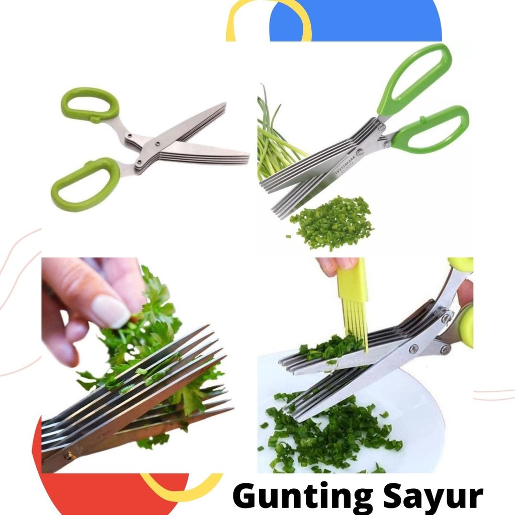 GUNTING SAYUR PEMOTONG SAYUR  GUNTING DAPUR GUNTING SAYUR 3 LAPIS GUNTING CEPAT GUNTING PRAKTIS GUNT