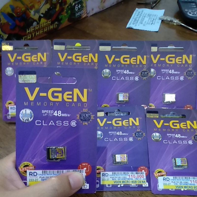 GADGET MEMORY CARD MICRO SD V-GEN 2GB 4GB 8GB ORIGINAL