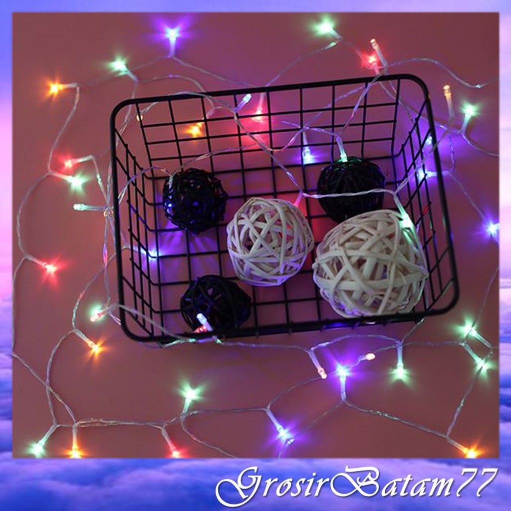 TGB Lampu  tumblr 10 Meter 50 LED Kotak Packingan BOX LAMPU  