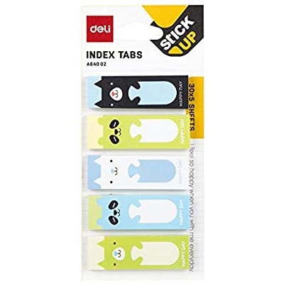 

INDEX TABS DELI A640 02