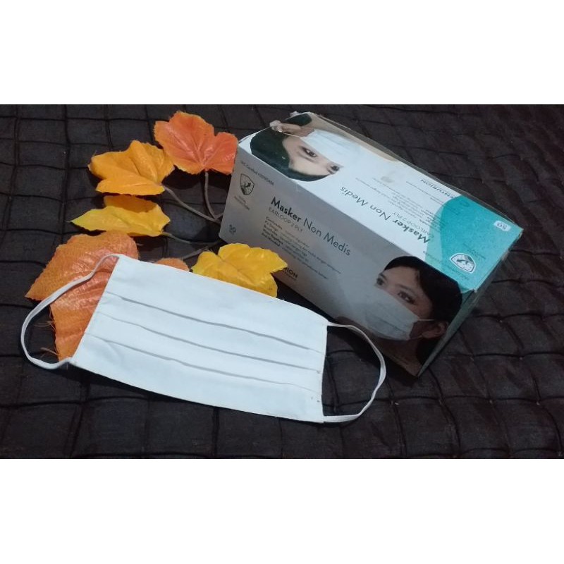 masker putih non medis