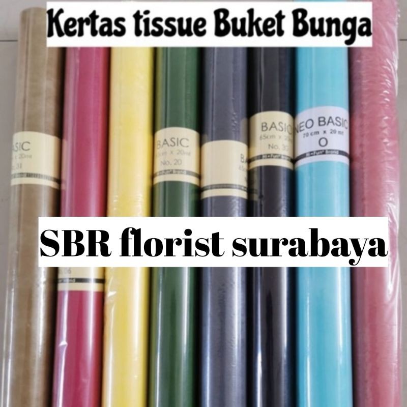 Kertas Buket Bunga / Kertas Tissue 65x1meter