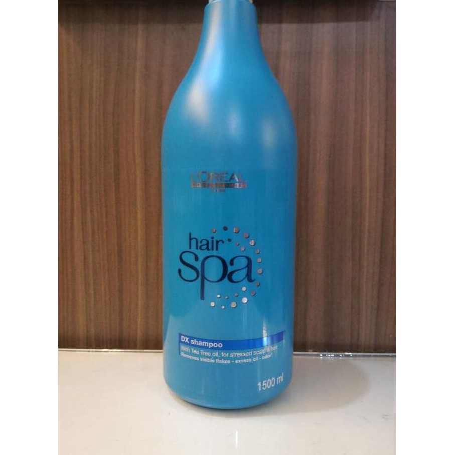 shampoo SHAMPO LOREAL HAIRSPA DX 1,5L SHAMPO ANTI KETOMBE DAN RAMBUT BERMINYAK