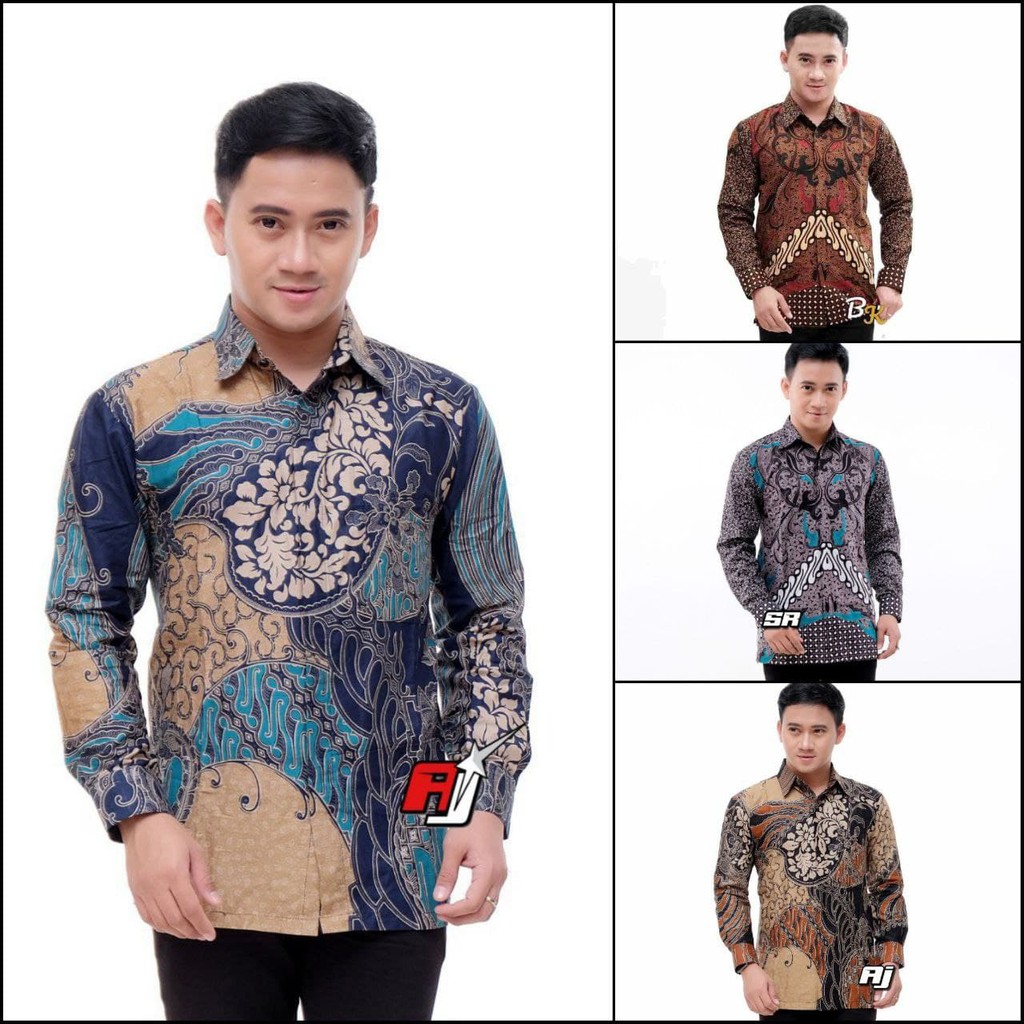 KEMEJA BATIK HALUS PUTRAMAHKOTA SERAGAM MOTIF TERLARIS BAHAN KATUN ADEM BISA BAYAR DI RUMAH