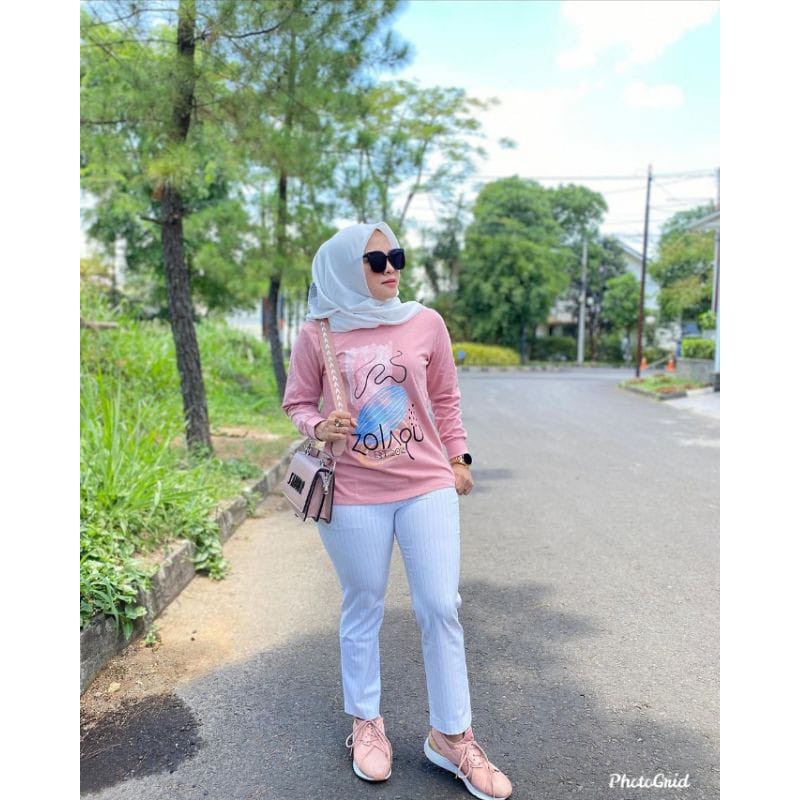 BISA COD✔️ BLOUSE DESSY ZOLAQU ZLQ BIG SIZE / ATASAN LENGAN PANJANG WANITA / BAJU WANITA SIZE L-XL-XXL