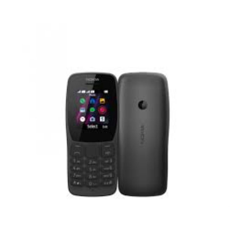 HP Jadul Nokia 105  Nokia 110 Model Baru RESMI TAM Original-Black