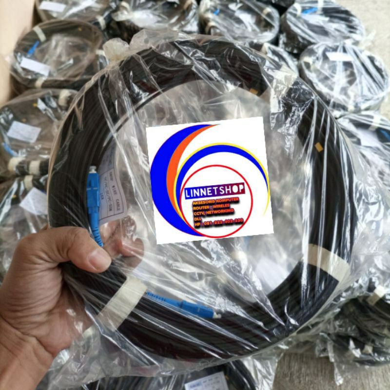Dropcore 1 core  3 Seling / Cable Fiber Optik Precon / FTTH 100 meter