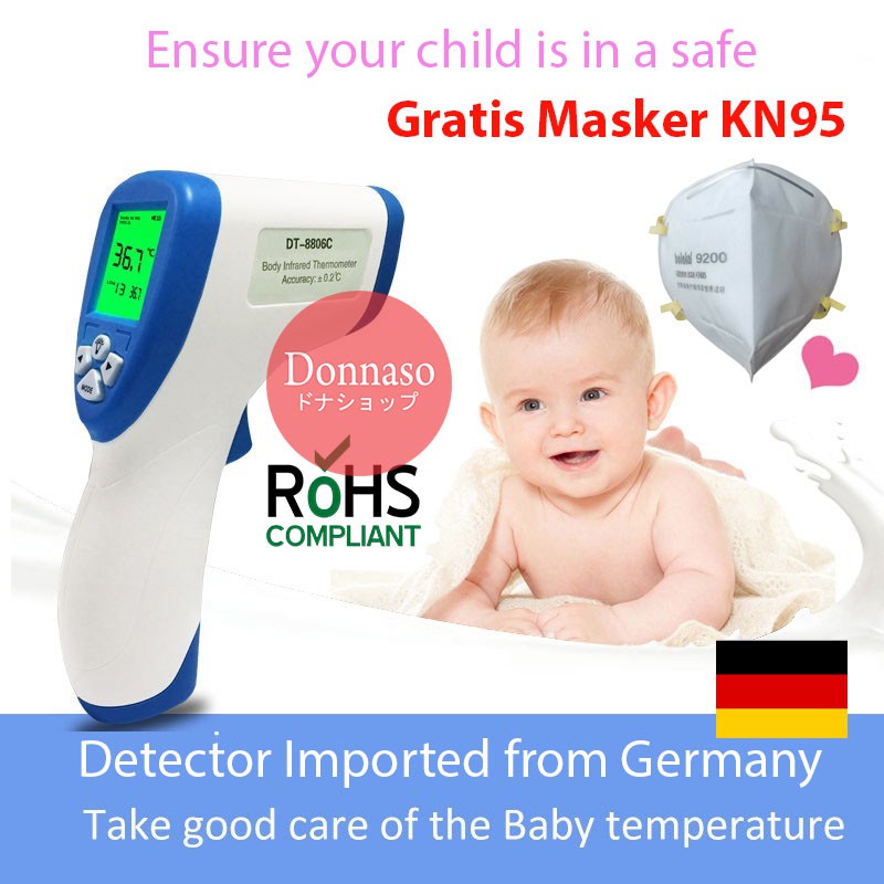 Termometer digital dapat di Kalibrasi, Termometer Tembak, Termometer Bayi