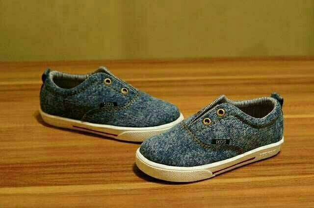 Sepatu Anak Decks Kids Volga Dark Blue Wash Casual Original