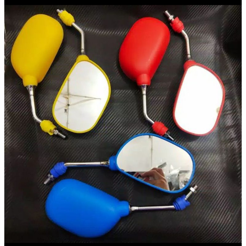 spion yamaha warna kuning merah biru spion yamaha tangkai crom mio smile mio mx mio soul
