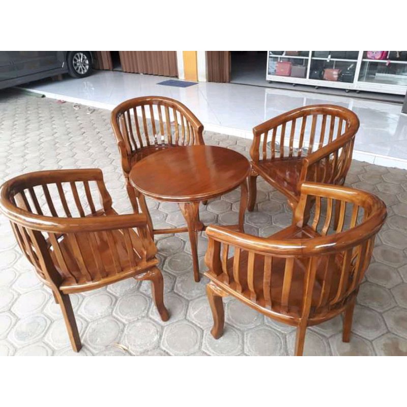 set kursi betawi,kursi teras betawi jati jepara