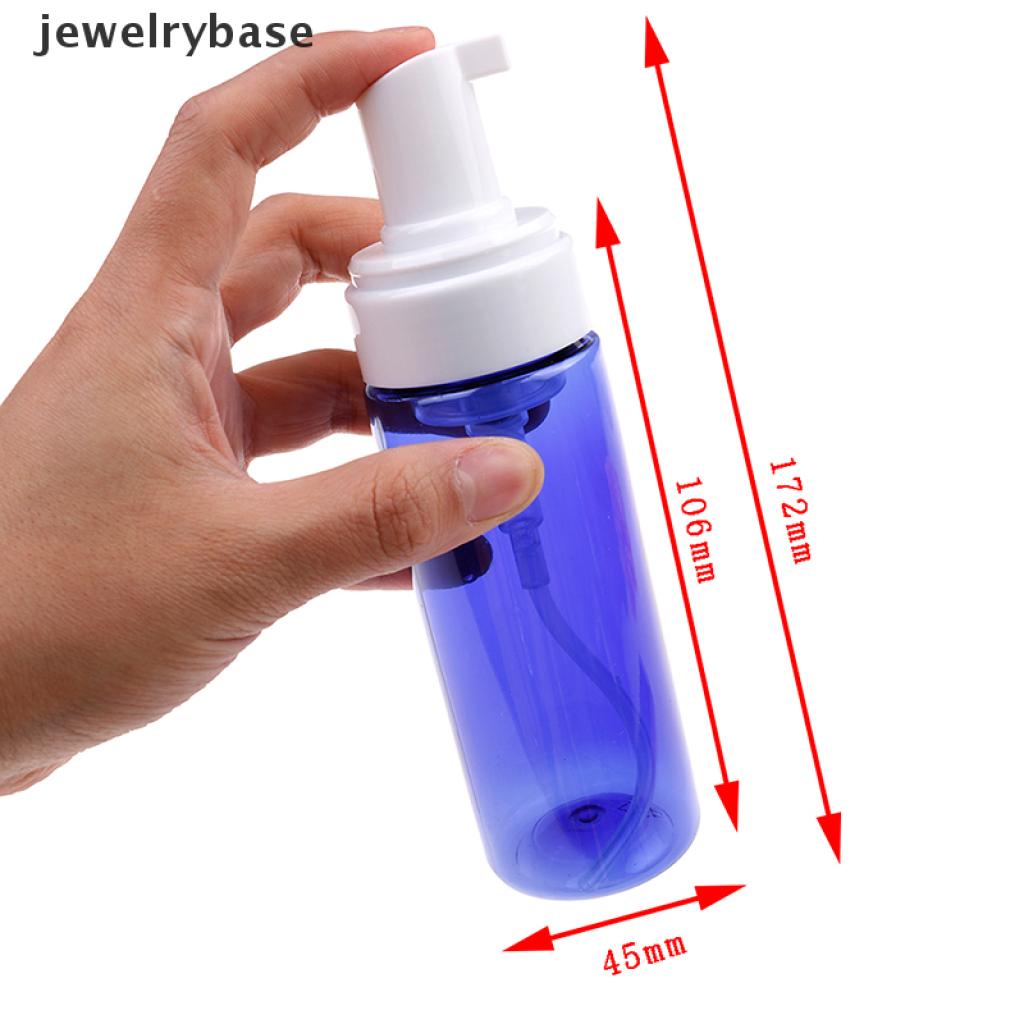 Botol dispenser Sabun foaming Kosong Bahan Plastik Warna Biru Ukuran 150Ml Untuk travel