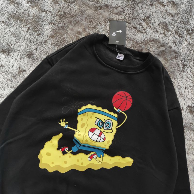 Sweater Crewneck Nike Spongebob Fulltag &amp; Lebel