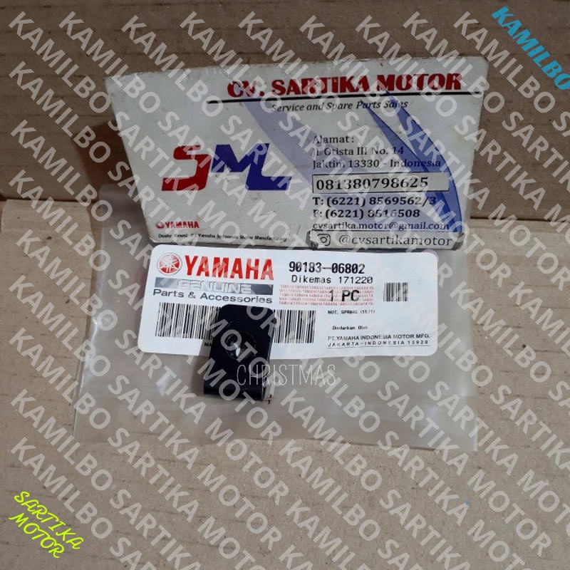 (100% ASLI ) Mur Baut Box Filter Saringan Udara Jupiter MX 0/ Nut Spring0/90183-06802 Bagus Gan