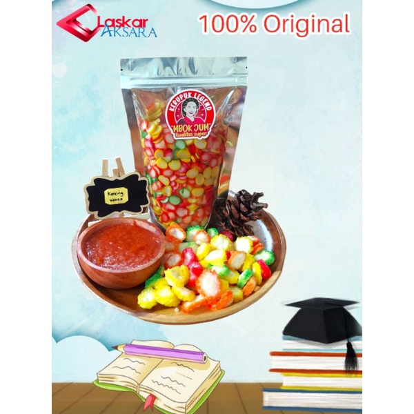 

Kerupuk Mentah Kancing Mini Warna - Krupuk // Kerupuk Termurah