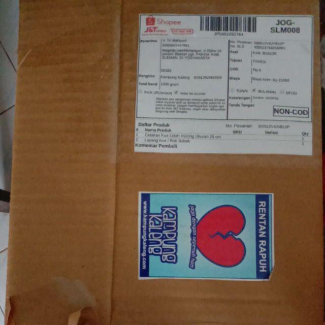 Cetakan Kue Lidah Kucing Ukuran 25 Cm