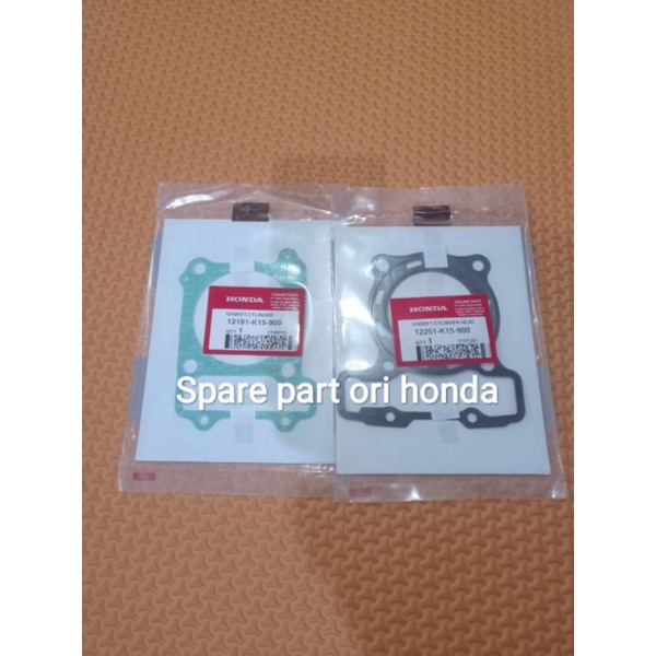 PACKING KOP DAN PACKING BLOK CB150R OLD ORIGINAL AHM HONDA