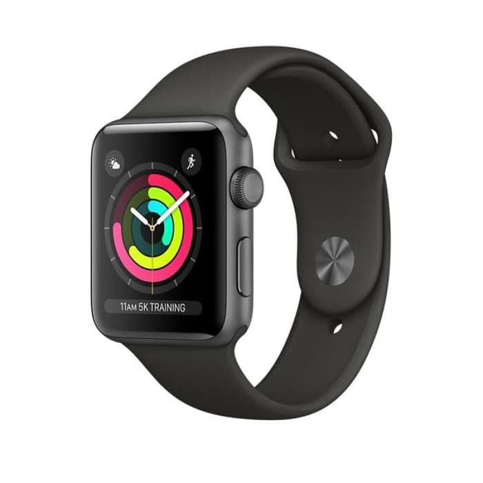 [SHOPEE 10RB] Apple Watch Series 3 42mm Space Gray Aluminium Black Sport (GPS)