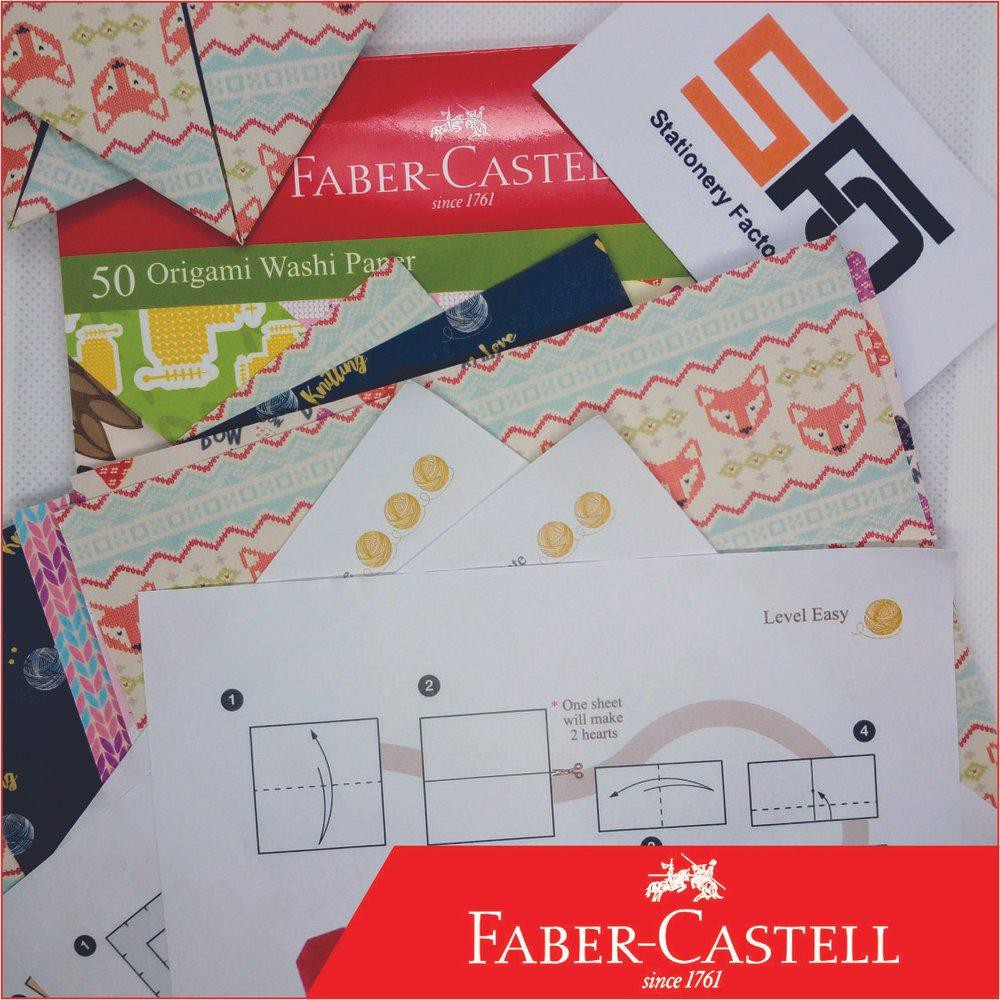 Kertas Origami Faber Castell 15 X 15cm Shopee Indonesia