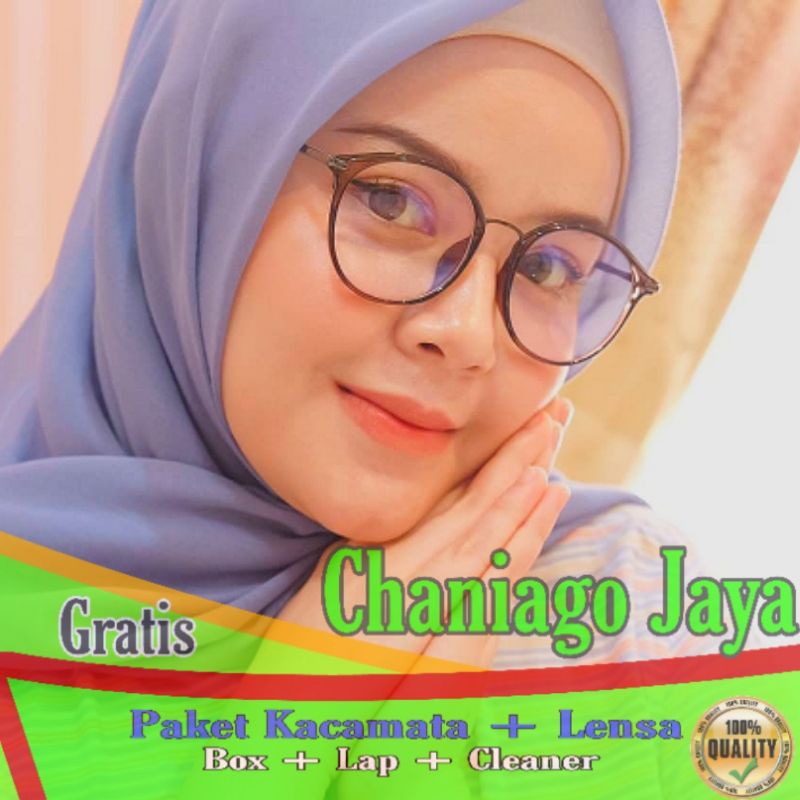 Paket trendy Kacamata 1050 +Lensa Antiradiasi UV |Photocromic