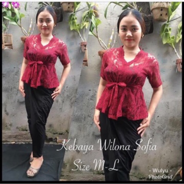 Set kebaya jadi wilona