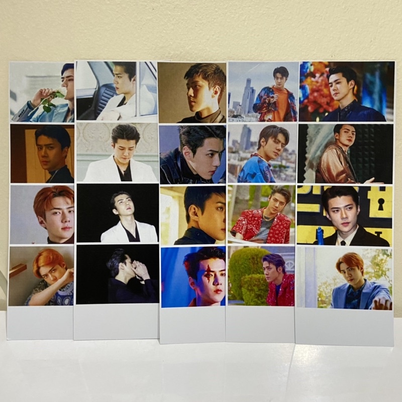 Sehun EXO Polaroid Strip Unofficial