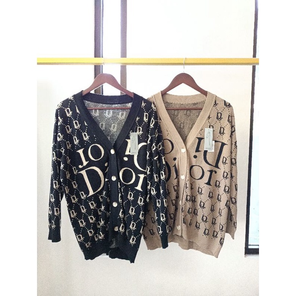 CARDIGAN RAJUT DIOR OVERSIZE PREMIUM