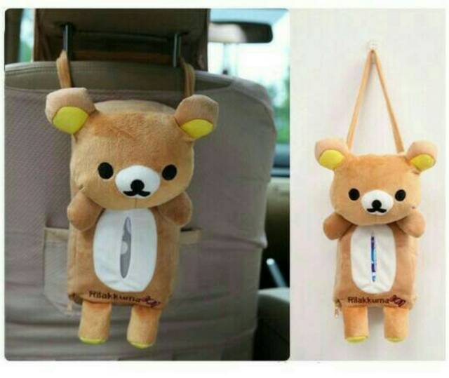 TEMPAT TISSUE BAG HOLDER GANTUNG MOBIL KARAKTER CARTOON ok  good quality