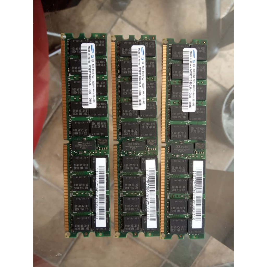 Memory RAM Server DDR2 8GB 4Rx4 PC2-4200P