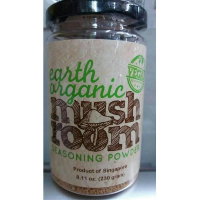 

Earth organic mushrom seasoning vegan