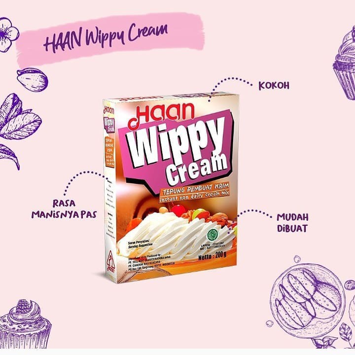 

HAAN WIPPY CREAM 400GR