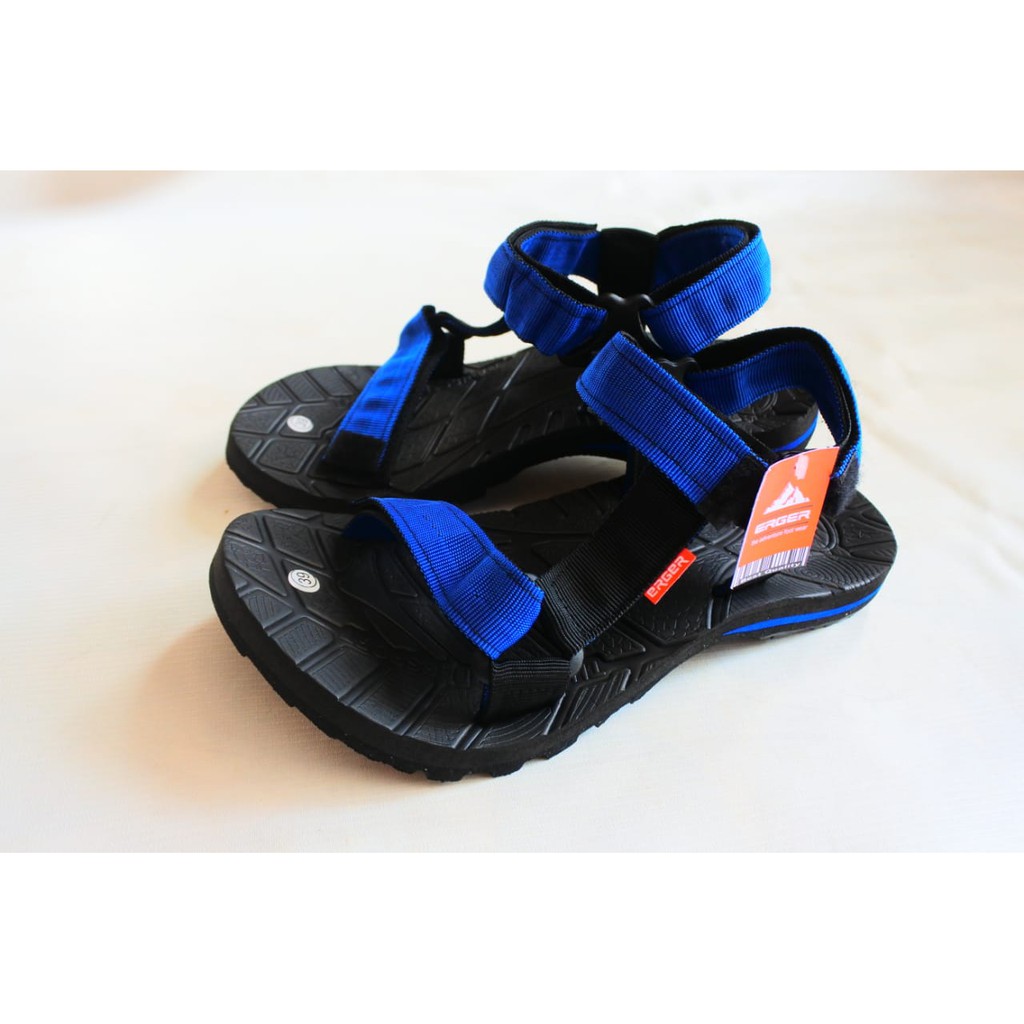 Sandal gunung adventure Hiking / Sandal Outdoor / Sandal gunung Tali/Fliver Biru