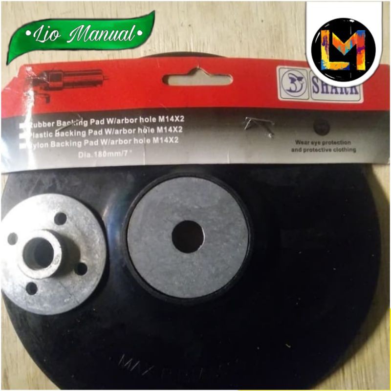 Alas Karet Mesin Gerinda 7 INCH - Alas kaki gerinda 7 INCH 180 mm