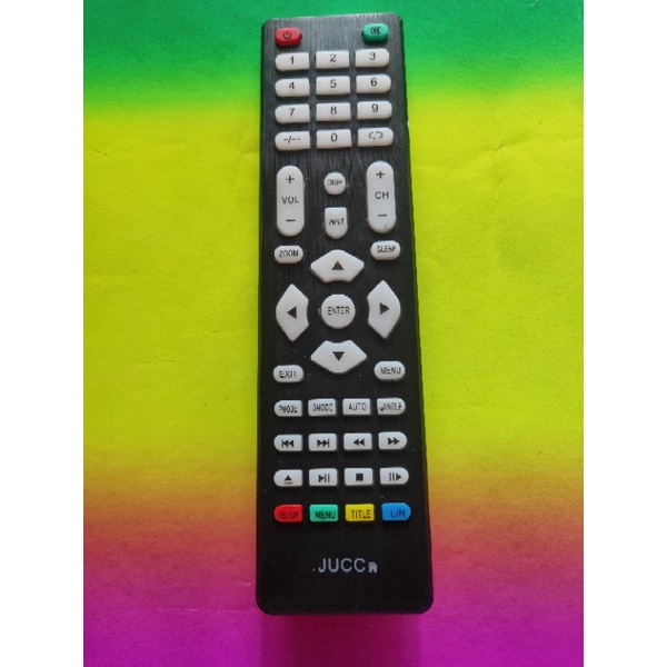 REMOTE TV JUC/IKEDO/AOYAMA LCD LED. tombol empuk
