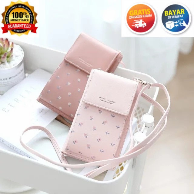 COD TAS SELEMPANG WANITA DOMPET HP  BOLISH POUCH CLUTCH HPO HANDPHONE CUTE KADO TERBARU