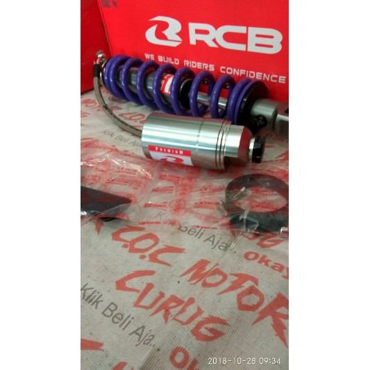 MONOSHOCK SHOCK BELAKANG RACING BOY RCB KLX 150 BF L CROSS TRAIL Bagus