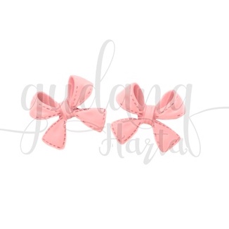 Anting Stud Wanita Pink Ribbon Earrings Pita Pink GH 203521