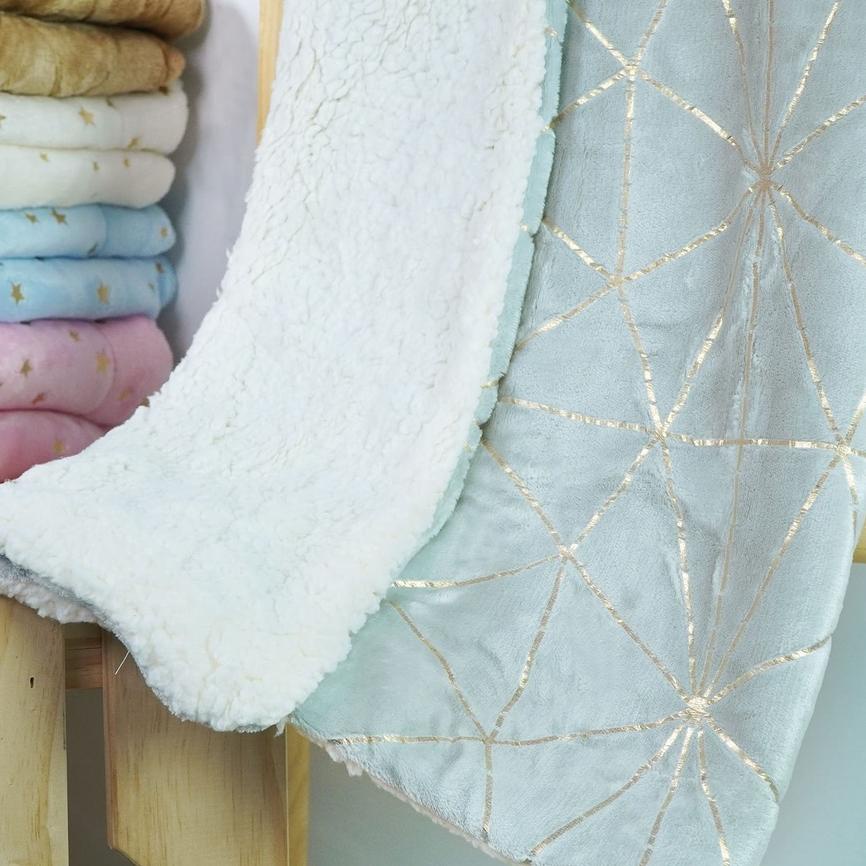 ☼ Kintakun Sherpa Foil Selimut Bayi 76 x 102 cm ✭