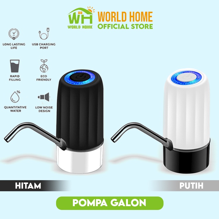 Pompa Air Galon Elektrik Pompa Galon USB Dispenser Air Elektrik WHI