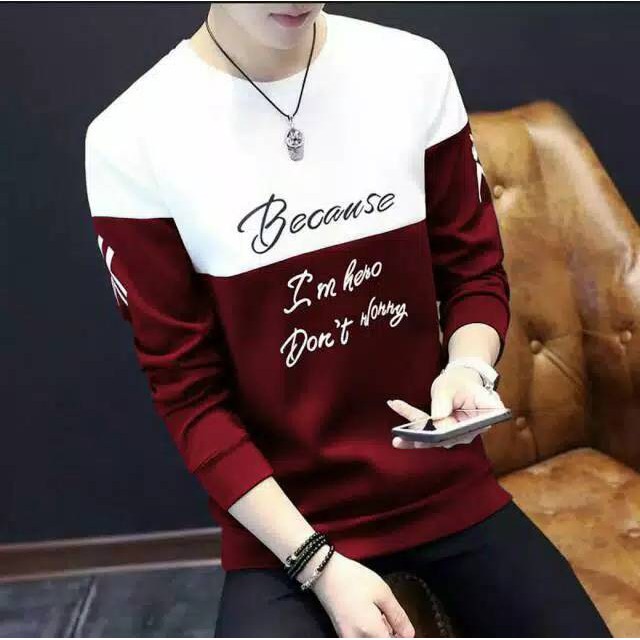 VGN ATASAN BJ HEROWO / SWEATER PRIA / ATASAN KEKINIAN / ATASAN PRIA / ATASAN COWOK/ BAJU COWOK