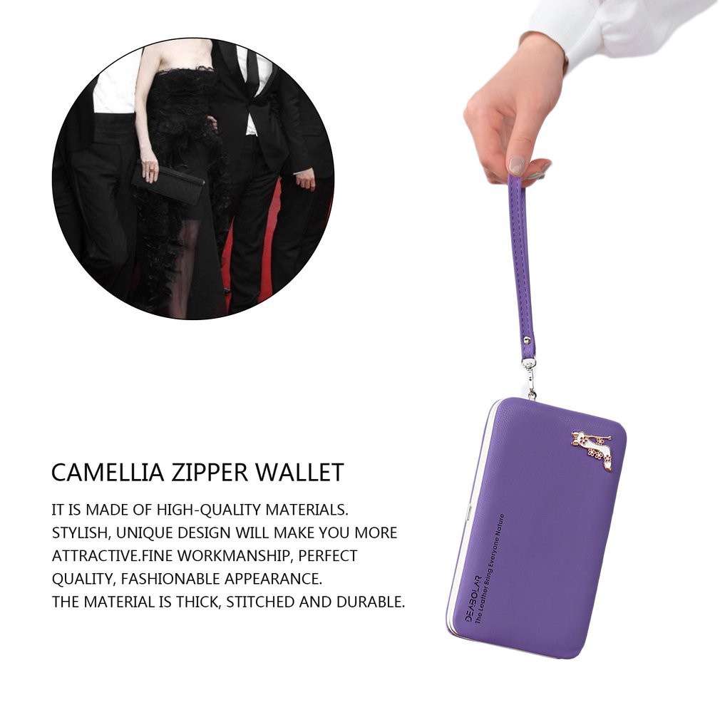 ♥TMALL88♥ Dompet PIDANLU 1310 dan Ellieth Dompet Wanita Korea Heel Style