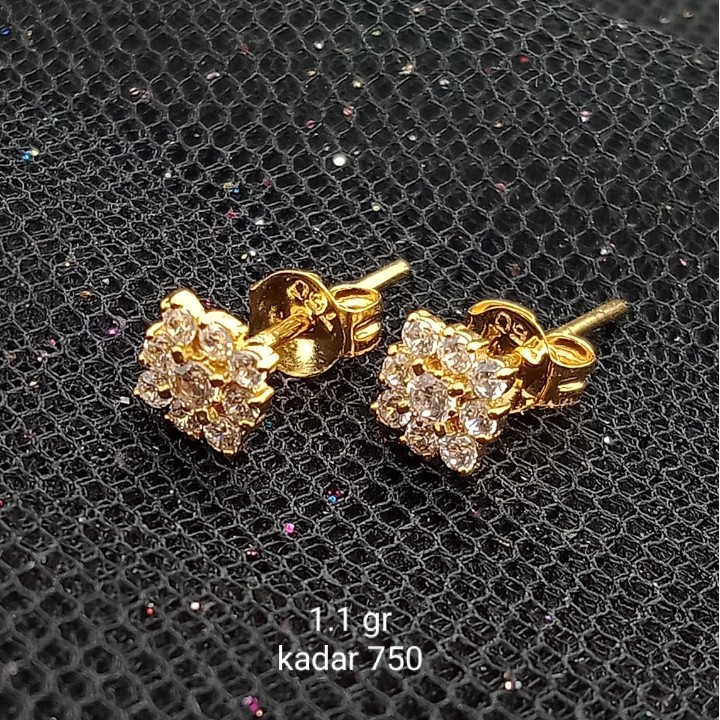 Anting Emas 17 K - 1.1 gr Kadar 750 - 2693