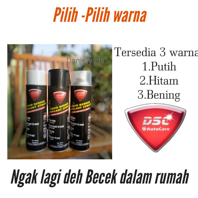 Penambal atap bocor DSC rubber sealant 500 mili anti rembes/waterproof/bak mandi/kolam ikan